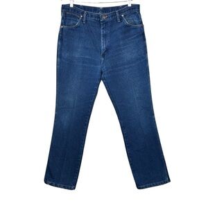 Wrangler Jeans Mens 38x34 Blue 947STR Western Medium Wash Cowboy Rodeo  USA